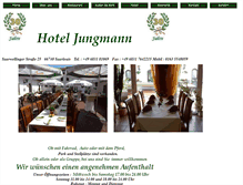 Tablet Screenshot of hoteljungmann.de